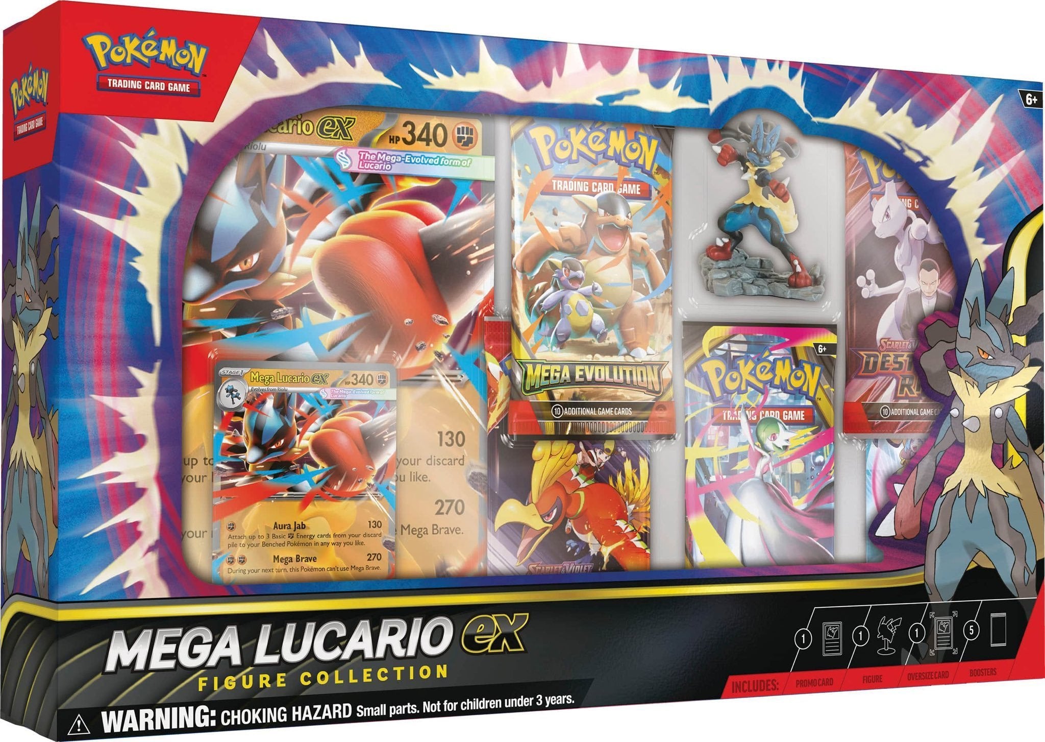 Mega Lucario EX Figure Collection - Ingles