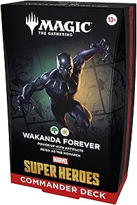 (Preventa) Universes Beyond Marvel Super Heroes - Wakanda Forever Commander Deck - Ingles