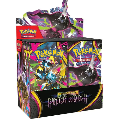 Mega Evolution Pitch Black Booster Display - Español