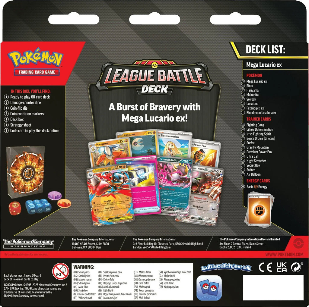 Mega Lucario ex League Battle Deck - Ingles