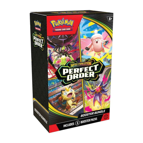 Pokemon TCG: Mega Evolution Perfect Order- Booster Bundle Ingles y español