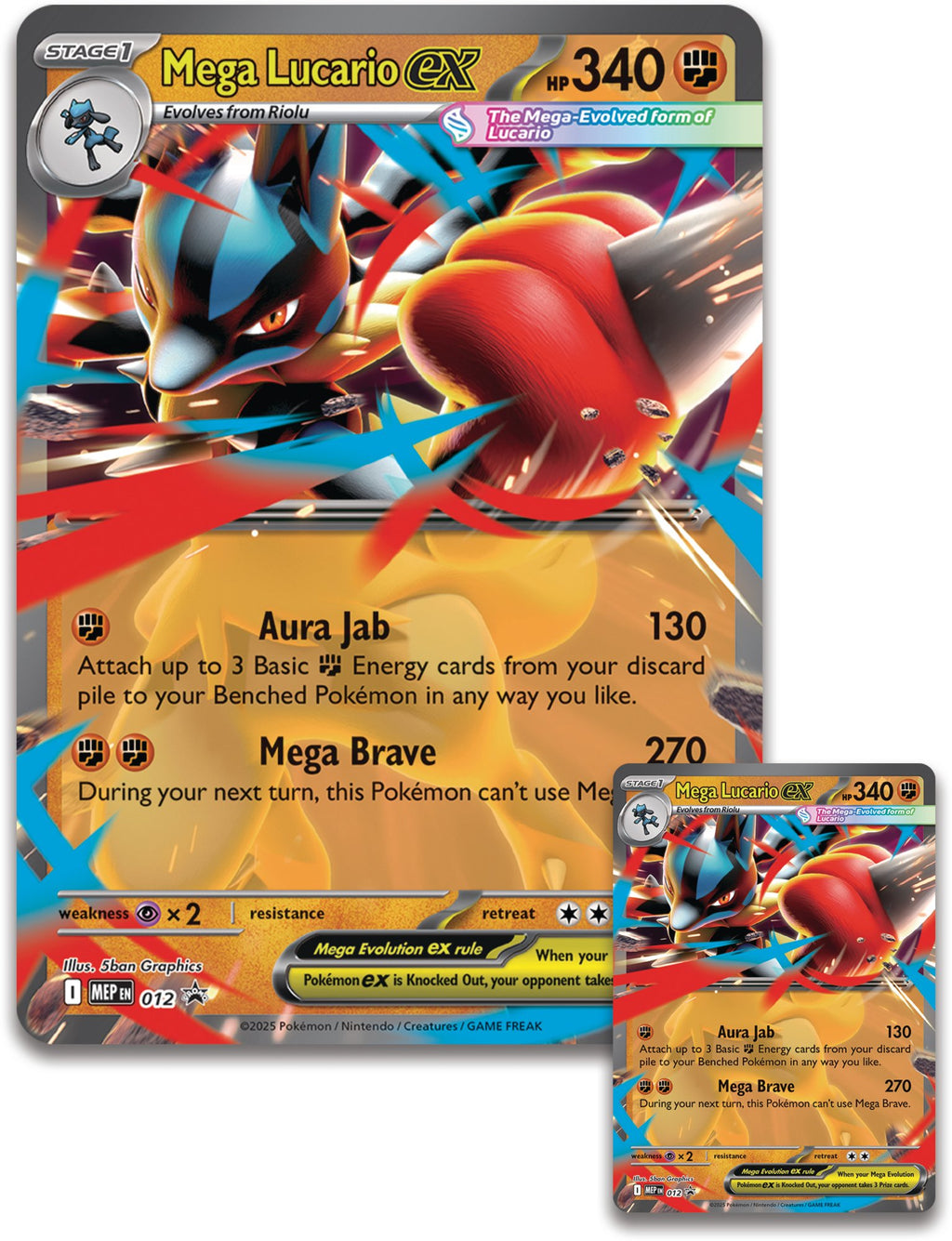 Mega Lucario EX Figure Collection - Ingles