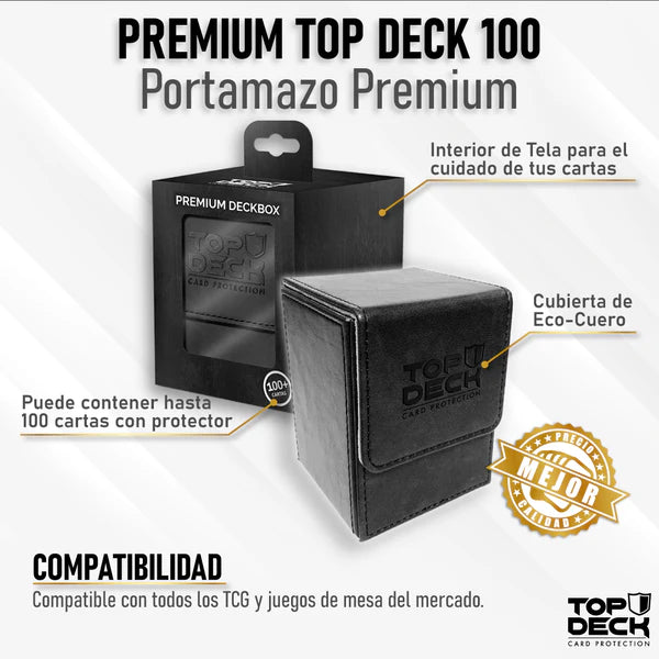 Portamazos Premium Top box 100 – Negro