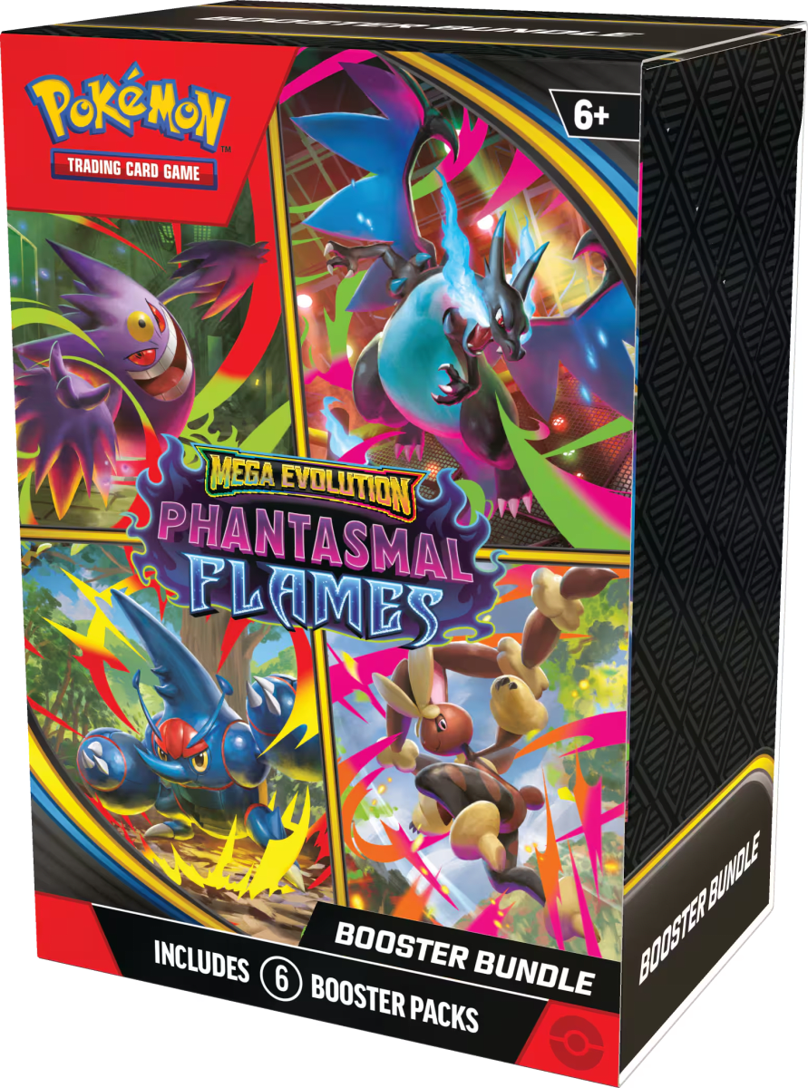 Mega Evolutions - Phantasmal Flames Booster Bundle - Ingles