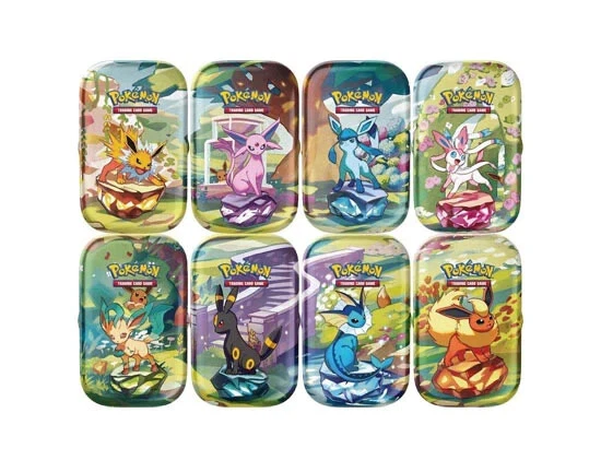 Pokémon Prismatic Evolutions Mini Tin