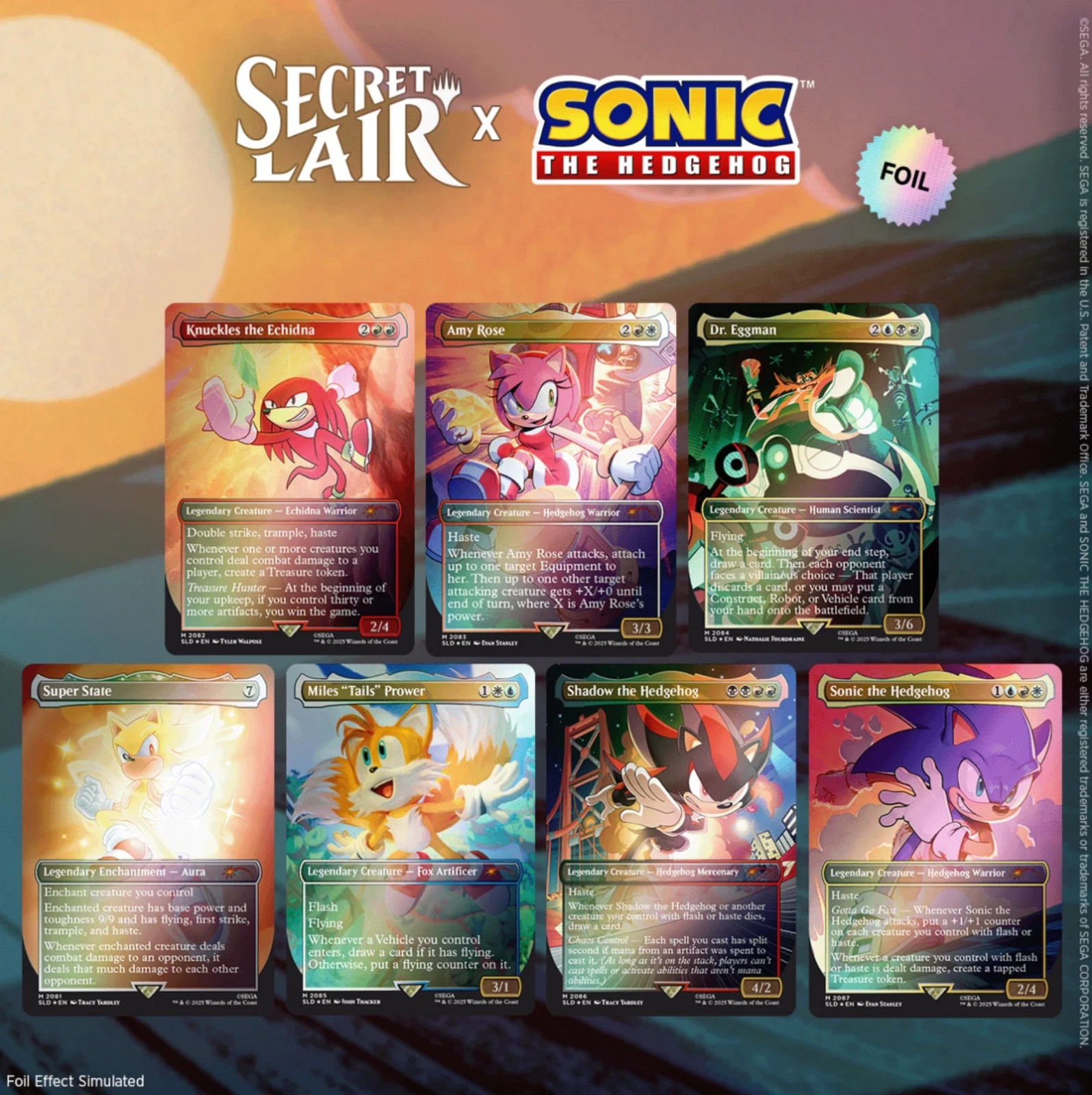 MTG: Secret Lair x Sonic - Friends & Foes