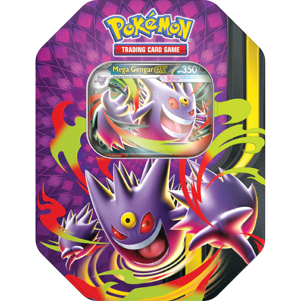 Pokémon: Mega Moonlit Tin (MEGA GENGAR) - Ingles