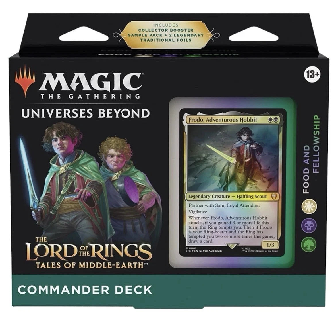 MTG Commander Deck: The Lord of The Rings Tales of Middle-Earth Food and Fellowship Inglés
